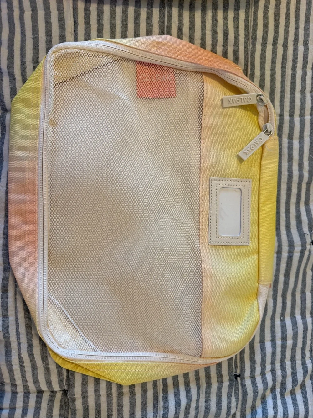 Calpak Sorbet Travel Packing Cubes Set of 3 - Yellow & Peach